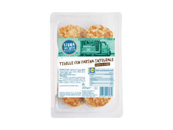 Tigelle with Wholemeal Flour