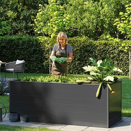 GFP Aluminium Hochbeet 195 x 99 cm, Anthrazit RAL 7016