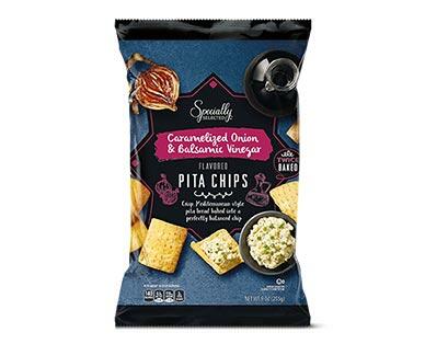 Specially Selected 
 Caramelized Onion & Balsamic Vinegar or Gorgonzola Pita Chips