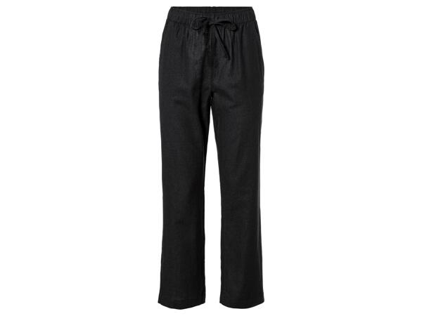 Ladies' Linen Blend Trousers