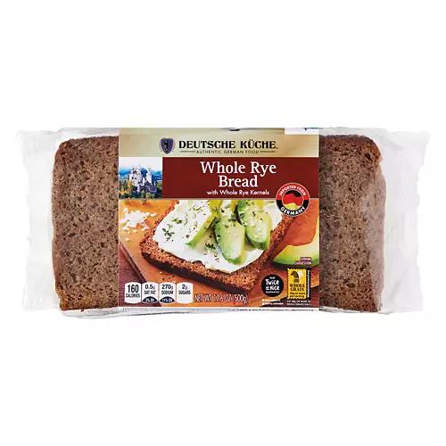 German Whole Rye Bread, 17.6 oz