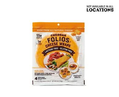 Folios Cheddar or Parmesan Cheese Wraps