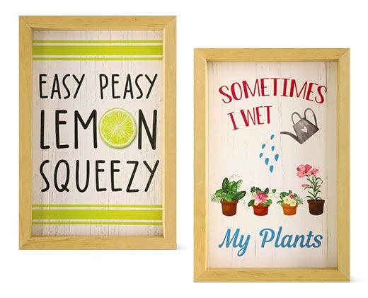 Huntington Home 
 Summer Reversible Box Sign