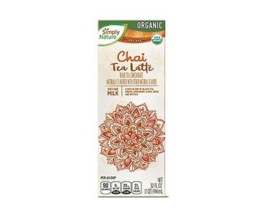 Simply Nature Organic Tea Latte Concentrate Assorted varieties