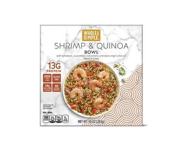 Whole & Simple Shrimp & Grains Single Serve Meals