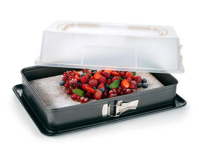 CROFTON Blechkuchen-Springform mit Haube