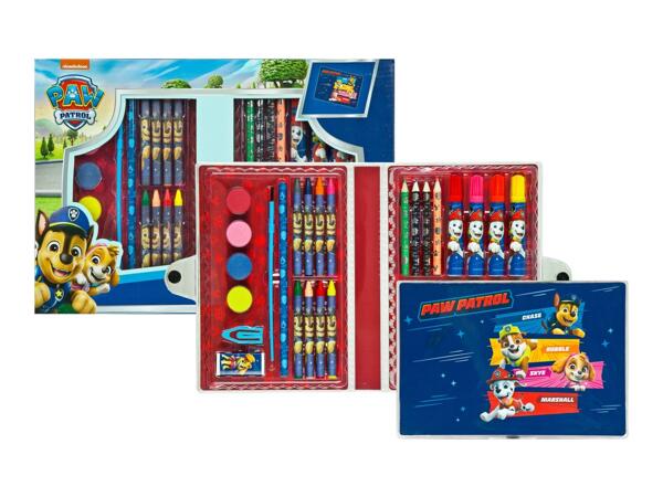 Paw Patrol Mini Colouring Case - 34 Pieces
