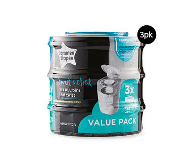 Tommee Tippee Sangenic Tub or Cassette Refill 3pk