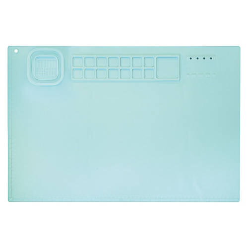 Silicone Paint Mat, Blue