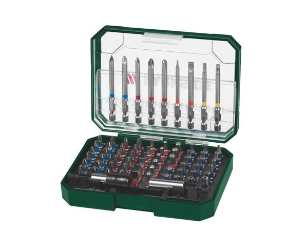 Bit Set, 71 pieces or Bit & Socket Set, 56 pieces