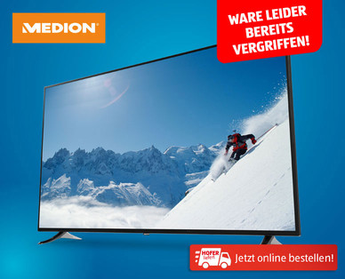 MEDION Ultra HD Smart-TV mit LED-Backlight-Technologie 163,8 cm (65")