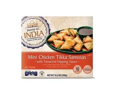 Journey To... Chicken Tikka or Vegetable Samosas