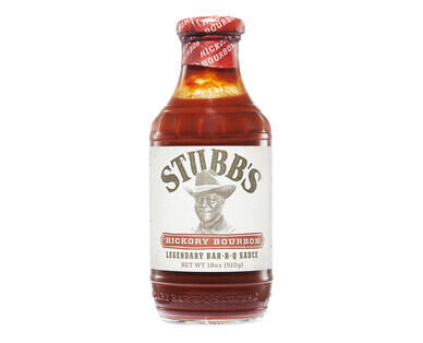 Stubb's Texan BBQ Sauces 510g - Original or Hickory Bourbon