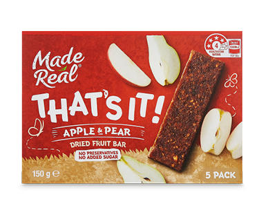 Dried Fruit Bars 5pk/150g