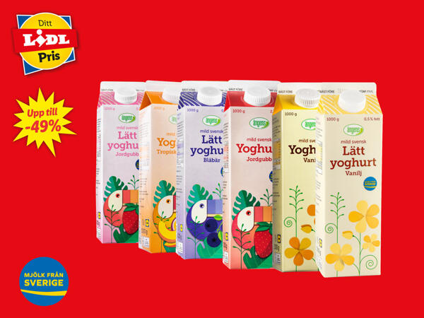 Yoghurt, smaksatt