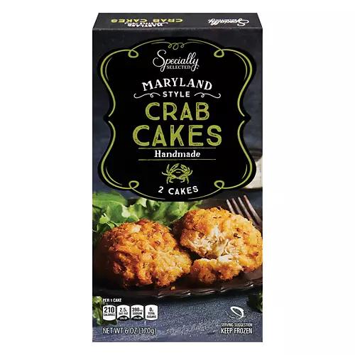 Maryland Style Hand Made Crab Cakes, 2 count