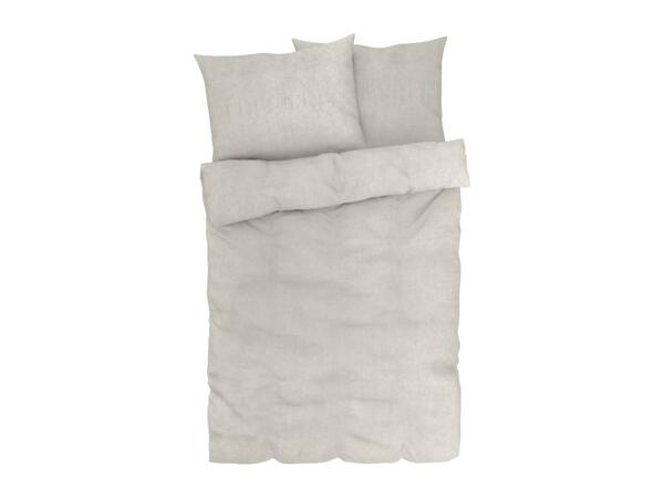 Livarno Home Linen-Blend Bedlinen - Double - Beige