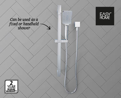 Rain Shower and Arm or Shower on Rail