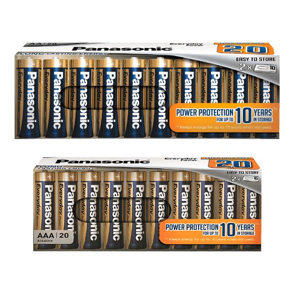 PANASONIC(R) 				Piles, 20 pcs