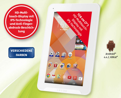 MEDION(R) LIFETAB(R) Tablet-PC mit GPS, 17,8 cm (7")