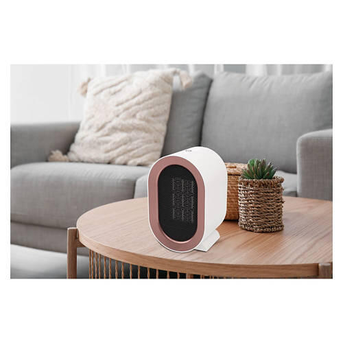 Compact Ceramic Heater, White