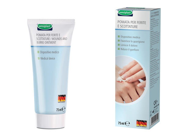 Cream for Cuts and Burns, Spray-On Plaster or Hemostatic Spray for Wounds