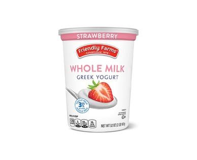 Friendly Farms Whole Milk Greek Yogurt