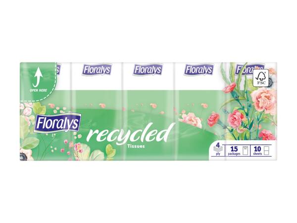 Mouchoirs en papier recyclé