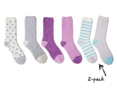 Serra Fuzzy Slipper Socks