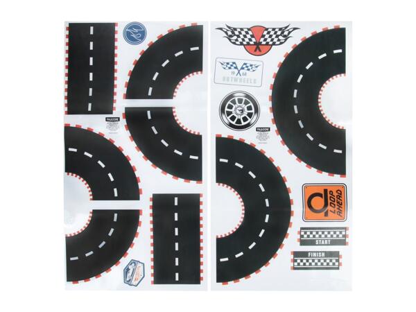 Hot Wheels Glow-in-The-Dark Wall Decals