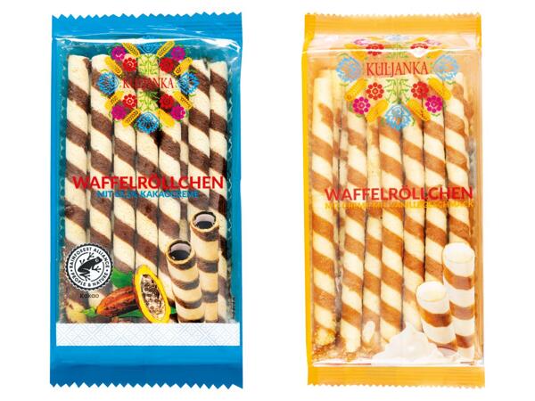 Waffelröllchen
