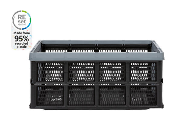 Cassetti Recycled Plastic Collapsible Crate