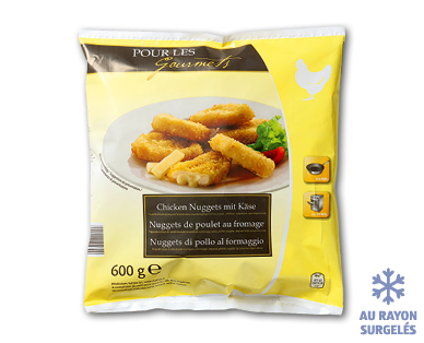 Nuggets de poulet au fromage POUR LES GOURMETS