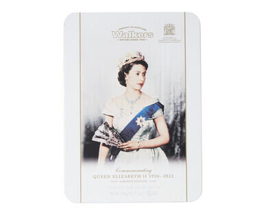 Walkers Queen Commemorative Shortbread Tin 150g