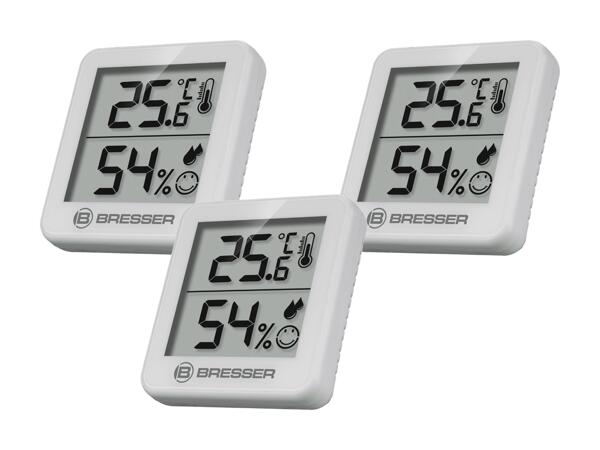 Thermo-hygromètre, 3 pièces