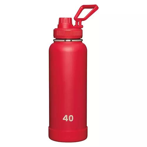 40 oz Vacuum Insulated Bottle, Red