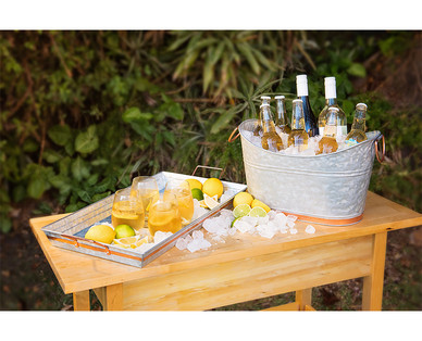 Crofton Galvanized Beverage Tub or Tray
