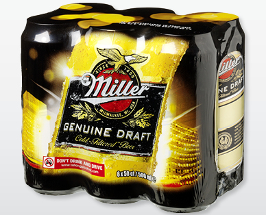 MILLER(R) Genuine Draft Bier