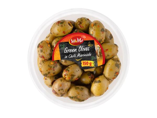 Sol&Mar Green Olives in Piri Piri Marinade