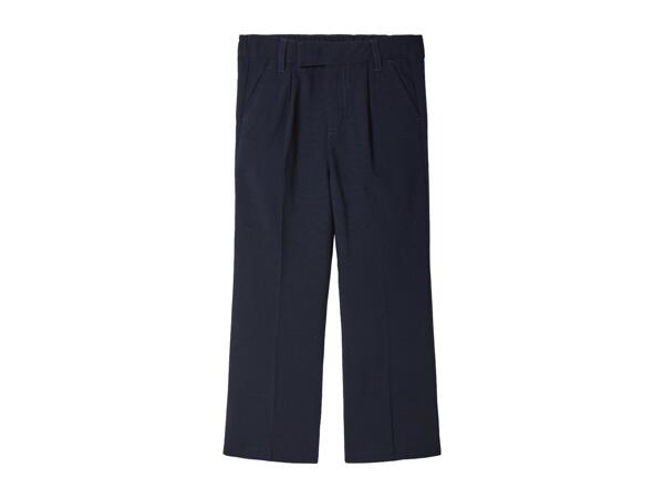 Boys' Regular Fit Navy School Trousers