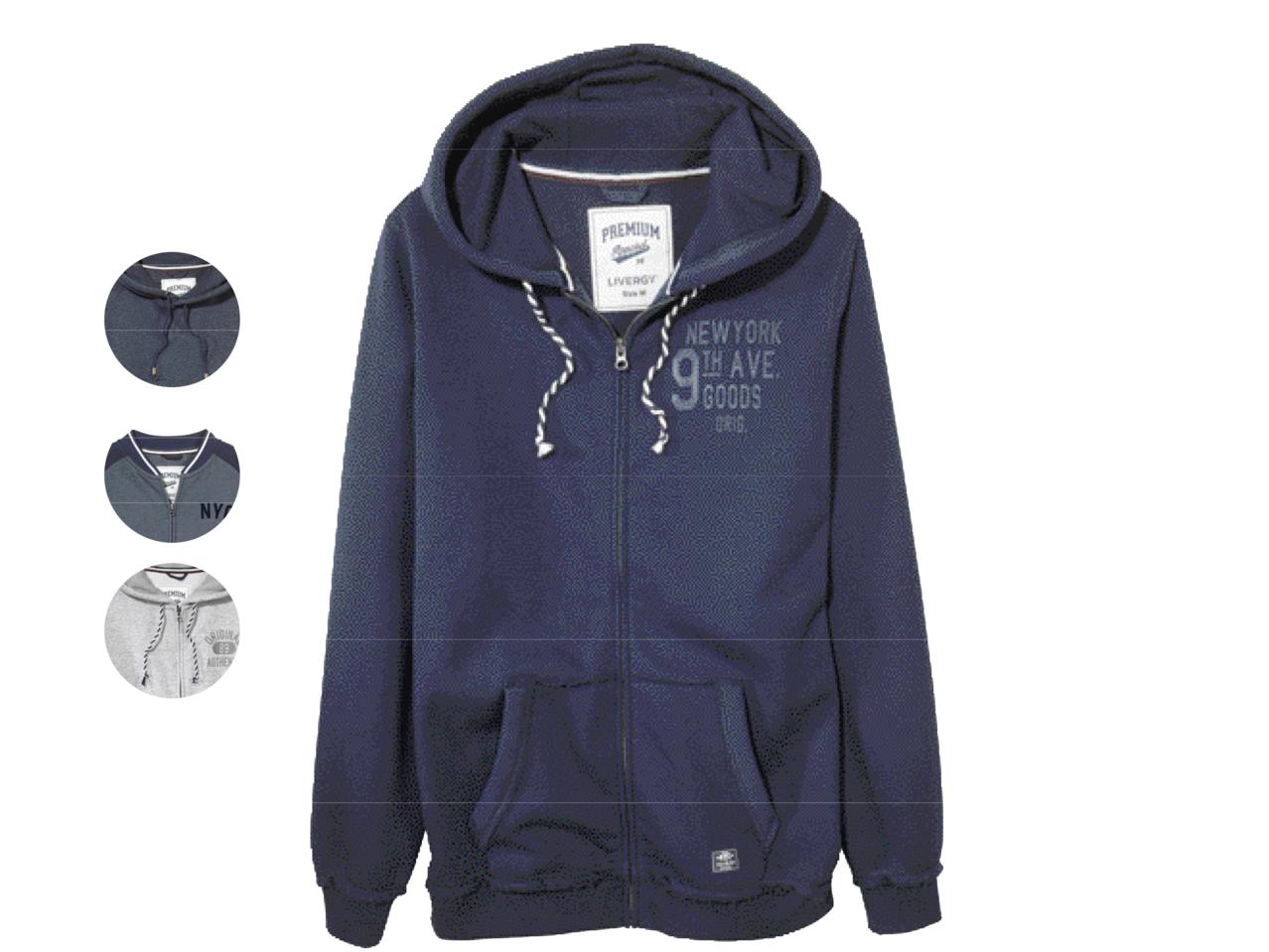 LIVERGY Men's Sweat Jacket
