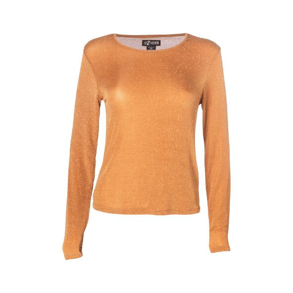 UP2Fashion(R) 				Haut brillant pour femmes