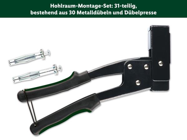 Hohlraum-Metalldübel-Set