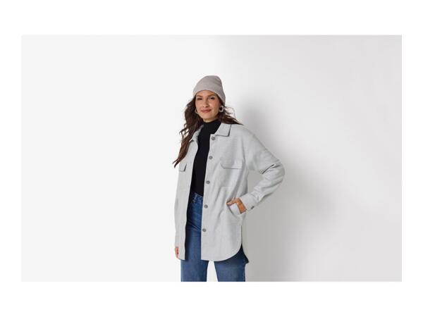 Esmara Ladies' Grey Fleece Overshirt