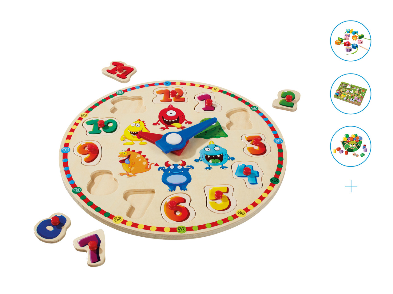 Playtive Junior Wooden Learning Puzzle or Wooden Games1