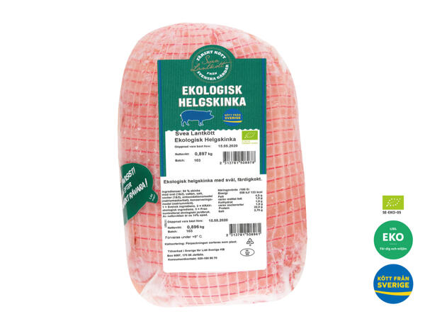 Ekologisk helgskinka