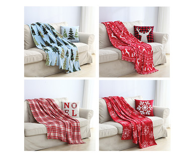 Huntington Home Holiday Throw