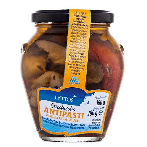 LYTTOS Antipasti grecs, légumes grillés
