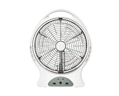 Rechargeable Fan with LED Lights