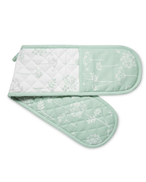 Cow Parsley Double Oven Glove